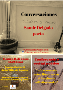 Cartel Conversaciones Samir Delgado